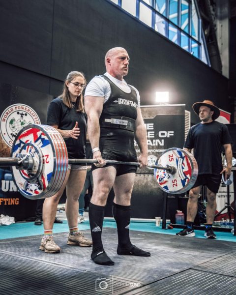 Andrew McAdam representing Great Britain